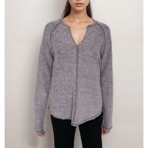 NWT Socialite Nordstrom Sweater Women Sz S Purple Butter Soft Fleecey